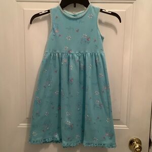 FRIENDS Blue Floral Kids Dress